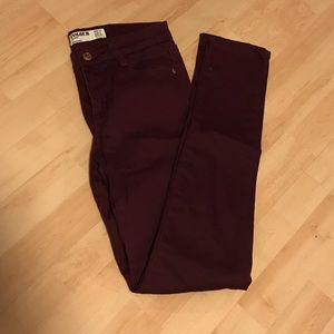 Cotton On Colour Maroon jeans